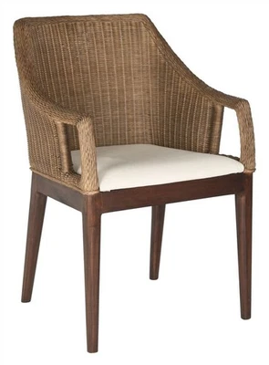 Home Collection Enrico Arm Chair, Brown - Image 1 of 4