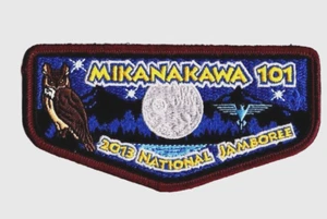 Mikanakawa Lodge 101 Circle Ten Council Texas, 2013 Jamboree Flap - Imagen 1 de 1