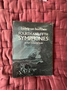 Beethoven 4th And 5th Symphonies  Full Score, 1976. - Picture 1 of 5