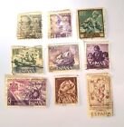 [009] Lote 9 sellos España, en pesetas, diferentes motivos