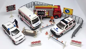 Collection of Hongwell Cararama Mercedes Vehicles Emergency Fire Brigade Police - Picture 1 of 23