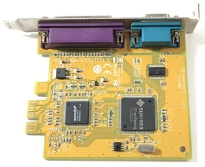Tarjeta de E/S múltiple de expansión serie y paralela Dell Sunix PCIe x1 0GP385 - Imagen 1 de 2