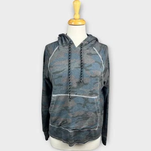 Felpa con cappuccio Sundry Anthropologie donna taglia 1 felpa mimetica casual pullover USA - Foto 1 di 13