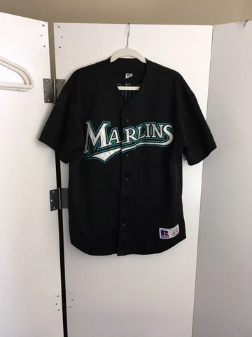 Russell Athletic Ivan Pudge Rodriguez Jersey #7 Florida Marlins VTG 2000s MLB Cover