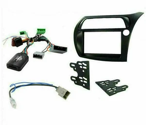 Double Din Car Fascia / Steering / Antenna Kit For HONDA Civic Type R FN2 2006> - Picture 1 of 2