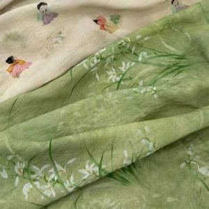 Tela de lino de algodón étnico 22 colores/Neco - Imagen 1 de 24