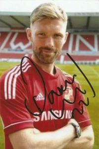 SWINDON TOWN: DARREN WARD SIGNED 6x4 PORTRAIT PHOTO+COA - Picture 1 of 1
