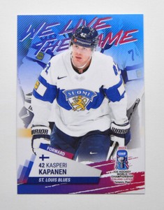 2023 BY cards IIHF World Championship Finland #171 Kasperi Kapanen