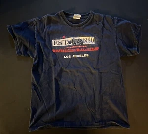 Boy’s Los Angeles Tshirt. Navy Blue. Large. - Picture 1 of 5