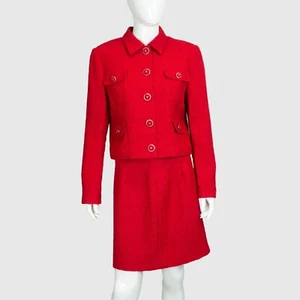VERSACE Classic V2 Skirt Jacket Suit Wool Vintage 80s 90s - Picture 1 of 18
