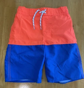 Old Navy Boys Size 8 Blue Orange Swim Shorts - Picture 1 of 7