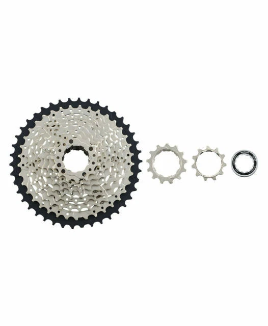 Shimano CS-HG500-10 11-32 Cassetta Anteriore con 36 Fori, Taglia L - Argenta