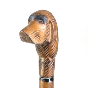 Handle Italian Imported Bloodhound Dog Umbrellas Walking Stick Replacement - Picture 1 of 9