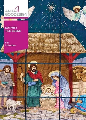 Nativity Tile Scene - Anita Goodesign - Image 1 of 4