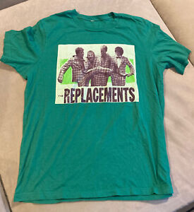 Rare - Vintage - The Replacements - Amazing Green Photo T Shirt - Size Large 
