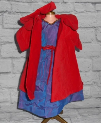 Juego de abrigo, sombrero y vestido ROJO 3 piezas.  Años 50 20-21" Moda Sweet Sue, Revlon, Cissy Foto 1 de 4