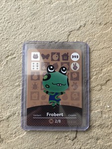#393 - Frobert - Animal Crossing Amiibo Series 4 Card - Authentic Nintendo!