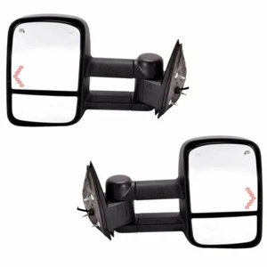 1Pair Power Heated Turn Signal Towing Mirror For 2003-2007 Chevrolet GMC Sierra - Picture 1 of 5