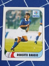 Football sticker #223 Roberto Baggio Italy  UEFA EURO England 1996 Merlin