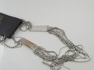 Thaila Sodi Silver Multiple Strand Necklace - New - Picture 1 of 1