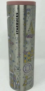 DISNEY Magic Kingdom 50th ANNIVERSARY Metal STARBUCKS Tumbler Mr Toad NEW!! - Picture 1 of 6