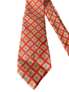 Pre Owned Men’s Robert Talbott English Handblock Tie Necktie Joseph deVKeefe - Picture 1 of 6
