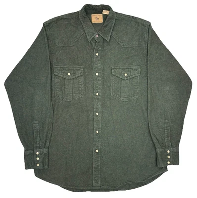 Vintage Moose Creek Flannel Shirt Men’s Size XLT Green Heavyweight Button Up - Image 1 of 4