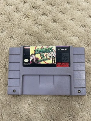 Zombies Ate My Neighbors SNES (Super Nintendo, 1993) Cartridge Only Fully Clean! - Image 1 of 2