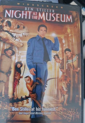 Night at the Museum - Ben Stiller Widescreen Edition DVD & Case VG Comedy film Foto 1 de 3