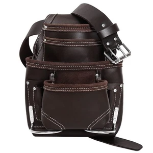Echtleder Werkzeugtasche Tasche mit 2" Arbeitsgürtel enthalten für Handwerker, Cons... - Bild 1 von 9