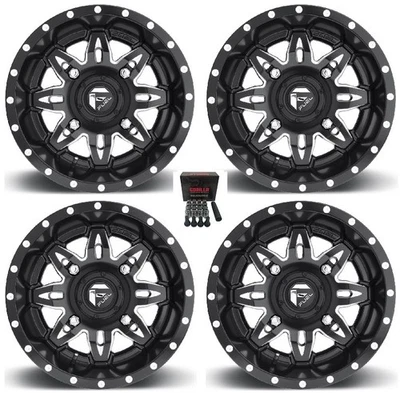 Fuel Lethal UTV Wheels Black 15" Kawasaki Teryx Mule - Image 1 of 3
