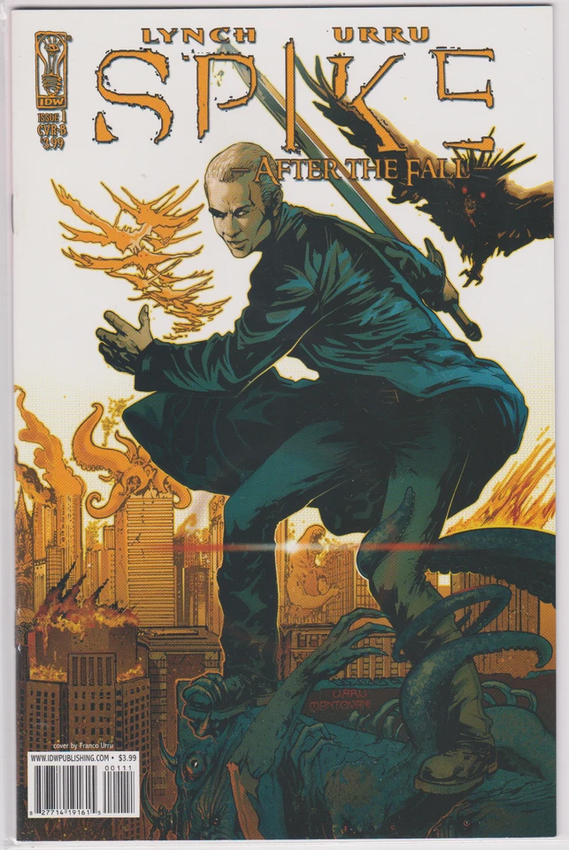 Spike: After the Fall #1 cubierta humana IDW Publishing Buffy the Vampire Slayer Foto 1 de 1