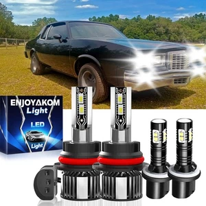 Faro LED alto/bajo para Pontiac Grand Prix 1997-2003 10000K + bombillas antiniebla 4x - Imagen 1 de 16