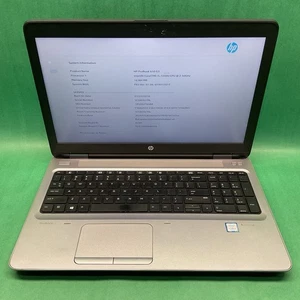 HP ProBook 650 G3 15.6" Intel Core i5- Powers On - NO HARD DRIVE- Untested - Bild 1 von 7