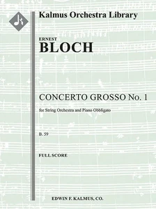 Concerto Grosso No. 1 for String Orchestra and Piano Obbligato, B. 59 - Picture 1 of 1