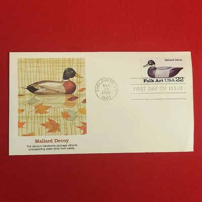 First Day of Issue Mallard Decoy Stamp Cache Envelope - Image 1 of 4