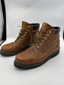 Knapp Vibram Steel Toe Work Brown Boots Sz 11.5 D Very Good Condition - Picture 1 of 14