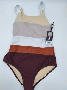 NANI One Piece Swimsuit Colorblocked Size Small $84 NWT - Picture 1 of 3