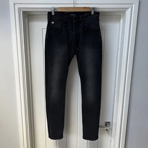 Scotch & Soda Jeans Men's W29 L32 Black Denim Faded Ralston Cotton Blend Stretch - Picture 1 of 16