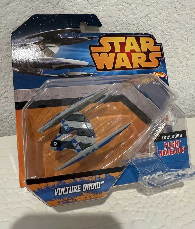 Star Wars Hot Wheels Vulture Droid 14 Starships Flight Navigator Foto 1 de 1