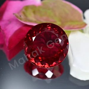 Rubino Rosso Mozambico Certificato 35 Ct Naturale Perfetto 20x20mm Pietra Preziosa Sciolta - Foto 1 di 10