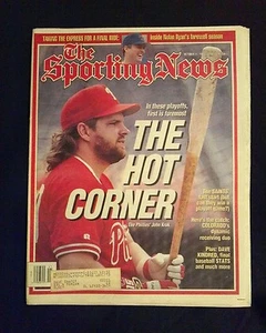 11 de octubre de 1993 The Sporting News John Kruk Phillies Nolan Ryan - Imagen 1 de 4