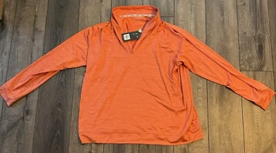 Walter Hagen 橙色四分之一拉链,男式 XXL 码 — 第 1/4 张图片