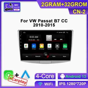 Carplay Android Auto 4G GPS for VW Passat B7 CC 2010-2015 2Din Multimedia Radio - Picture 1 of 32