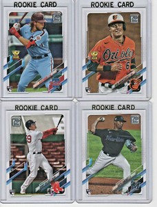 2021 Topps Baseball Series 1 Complete Set 1-330 (Bohm/Bart/Sanchez Rookies)