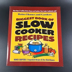 Biggest Book of Slow Cooker Recipes Better Homes & Gardens Paperback c2002 - Picture 1 of 10