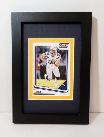 Joey Bosa Los Angeles Chargers Display Custom Framed NFL Football Card Plaque Cover