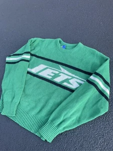 NWT CLIFF ENGLE NEW YORK JETS SWEATER NFL TRADEMARK MEDIUM SLIM FIT - Picture 1 of 5