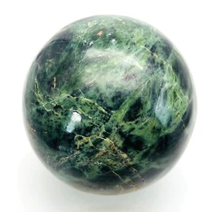 FM1114 Dschungel Serpentin Kugel Edelstein 1,9kg 10,7cm? Jungle - Bild 1 von 3