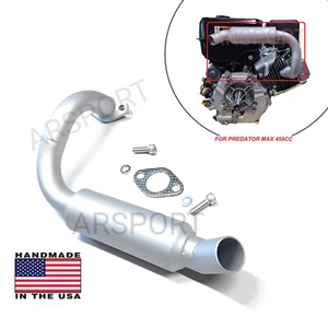 Tubo silenciador de escape compatible con motor Predator Max 459 Surface Drive. - Imagen 1 de 6